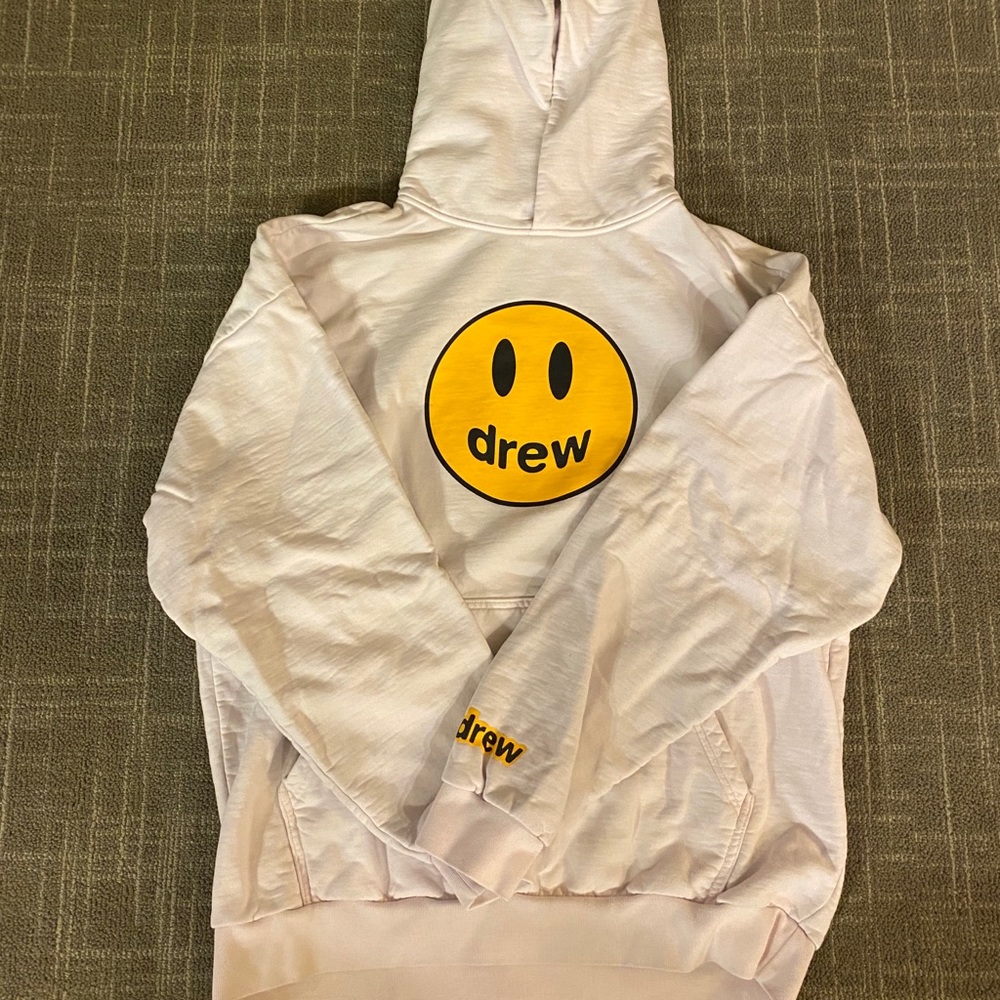 Light pink drew hoodie